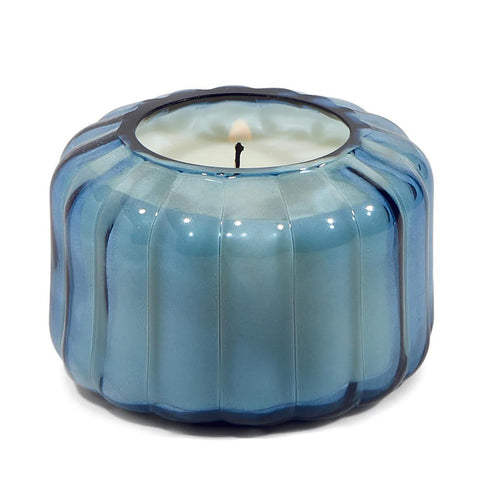 Peppered Indigo Ripple Candle
