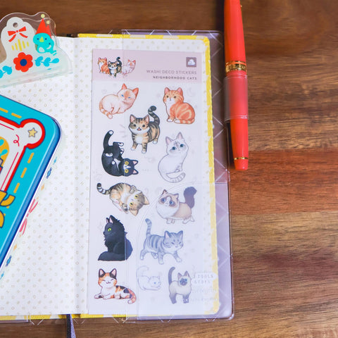 Neighborhood Cats Sticker Sheet