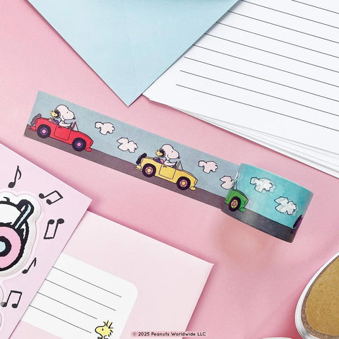 Snoopy + Woodstock On the Road Washi Tape