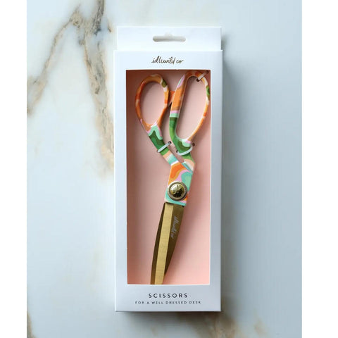 Marbled Rainbow Designer Scissors