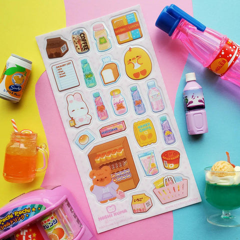 Cutie Snack Run Sticker Sheet