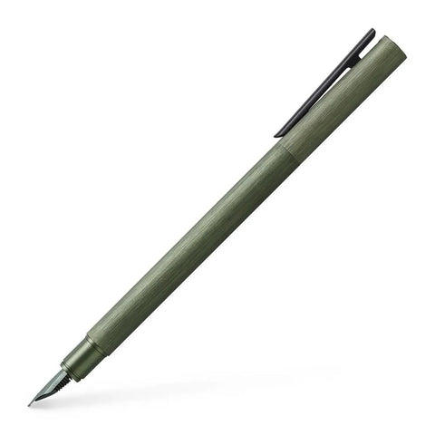 Neo Slim Olive Green Aluminum Fountain Pen