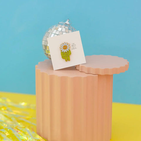 Flower Boy Enamel Pin