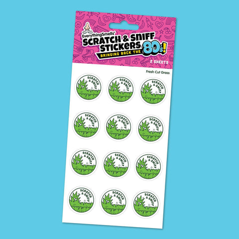 Retro Scratch + Sniff Sticker Sheets