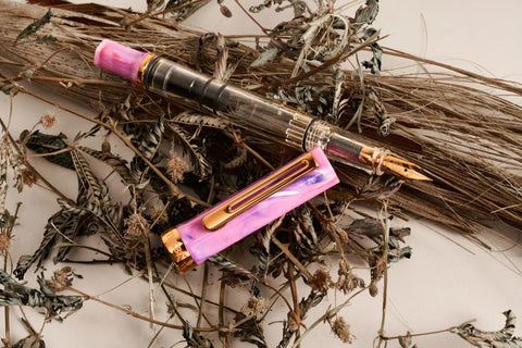 TWSBI Eco Fountain Pen, Fluorite Purple + Bronze