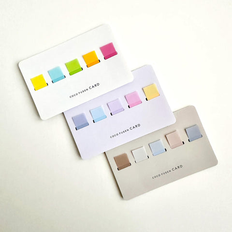 Coco Fusen Sticky Note Cards, Medium