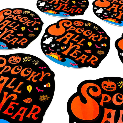 Spooky All Year Sticker