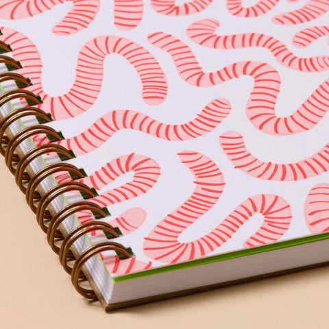 Worms A5 Spiral Notebook