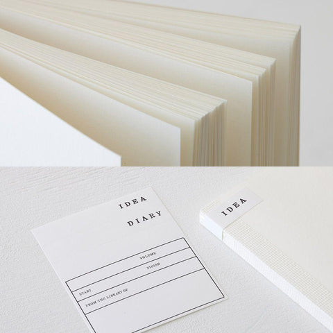MD A5 Blank Cotton Paper Notebook