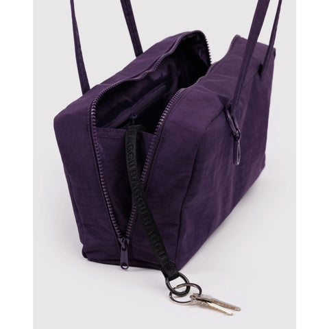 Nylon Bowler Bag: Fig
