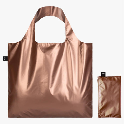 Metallic Rose Gold Tote Bag