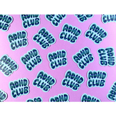 ADHD Club Sticker