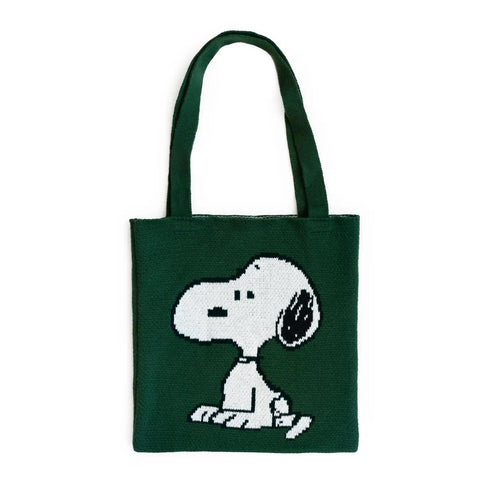 Snoopy Knit Tote
