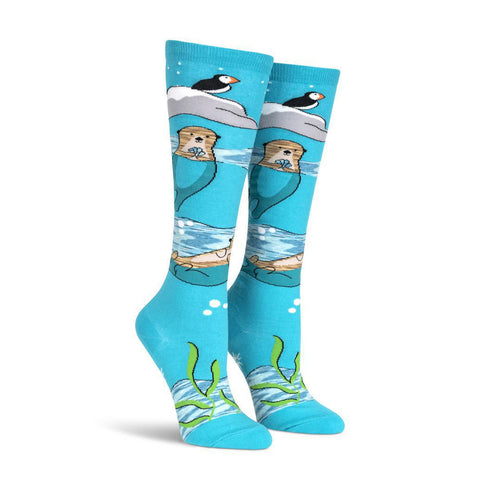 Plays Well with Otters Knee High Socks