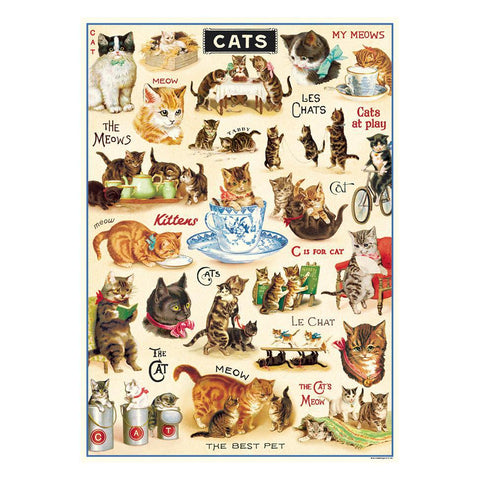 Vintage Cats Wrap