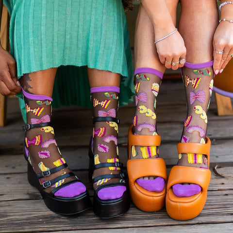 Pasta Sheer Socks