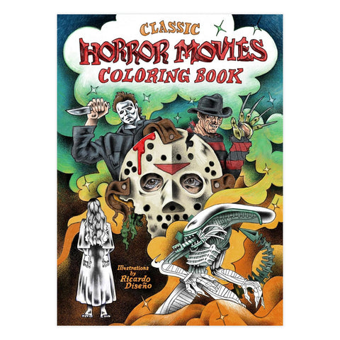 Classic Horror Movies Coloring Book