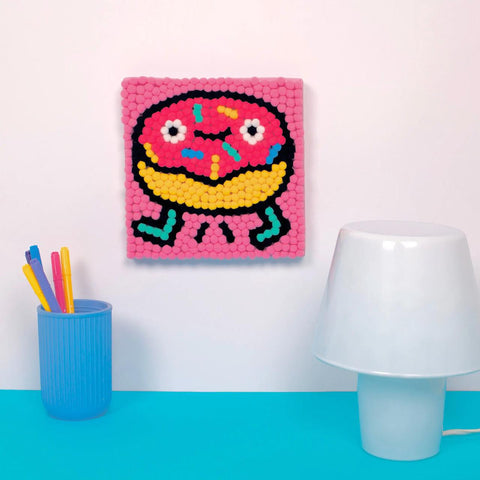 Donut Pom Pom Art