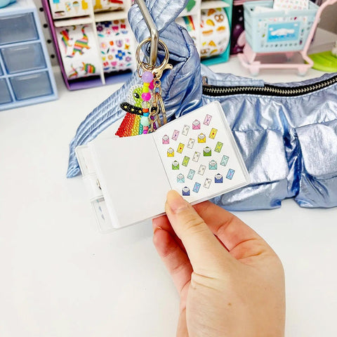 Pocket Full of Stickers Keychain Sticker Book