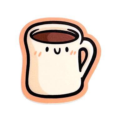 Coffee Cup Mini Sticker