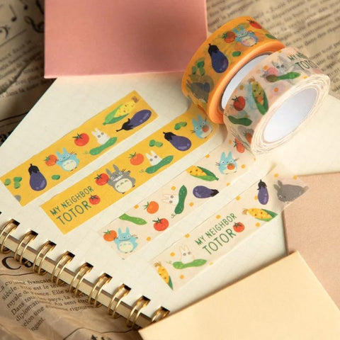 My Neighbor Totoro Washi Tape Set, Vegetables
