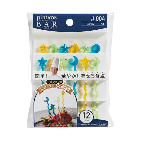 Wavy Star + Moon Food Picks