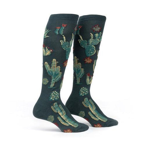 Cactus Jungle Knee High Socks
