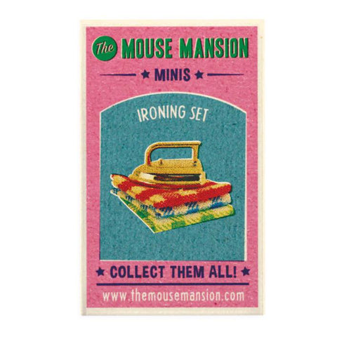 Mouse Mansion Matchbox Mini Ironing Set