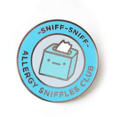 Allergy Sniffles Club Enamel Pin