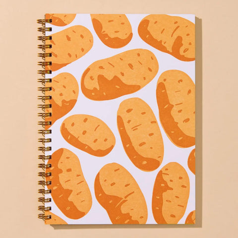 Potatoes A5 Spiral Notebook