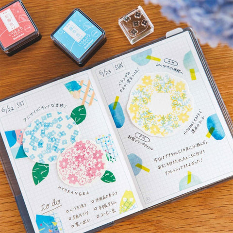 Kori Jirushi Clear Stamp Set, Flowers