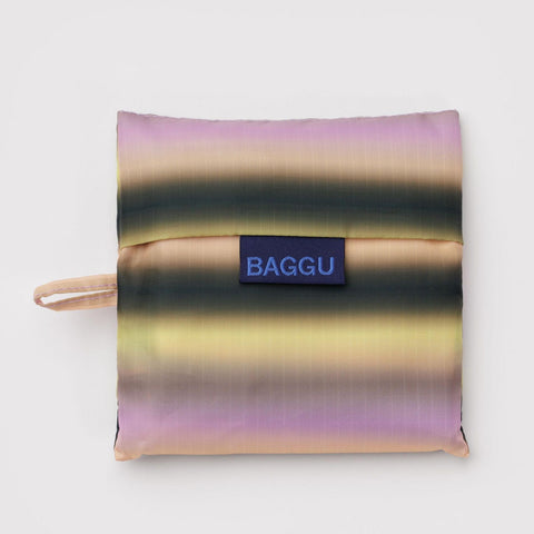 Standard Reusable Tote: Gradient Stripe Pink + Yellow