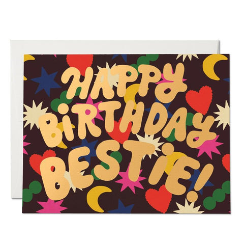 Happy Birthday Bestie Card