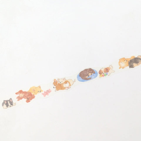 Naptime Family Die-Cut Washi Tape, Inukai