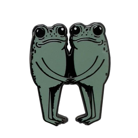 Frog Friends Enamel Pin