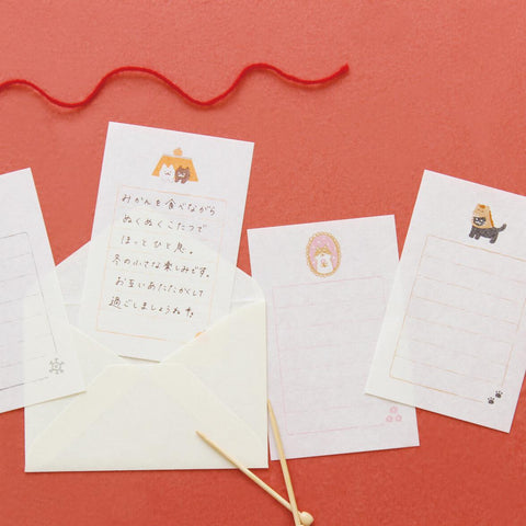 Cat in Costume Mini Letter Set