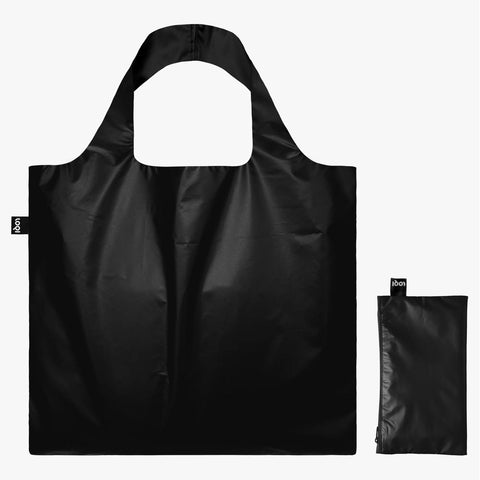 Metallic Black Tote Bag
