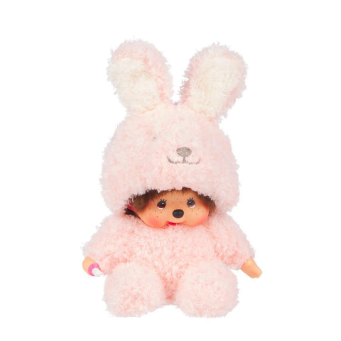 Monchhichi Fluffy Sitting Bunny Plush