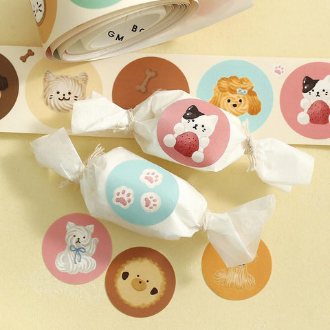 Fluffy Animals Washi Sticker Roll