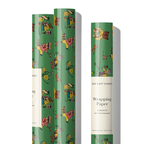 Critter Wishes Wrapping Paper