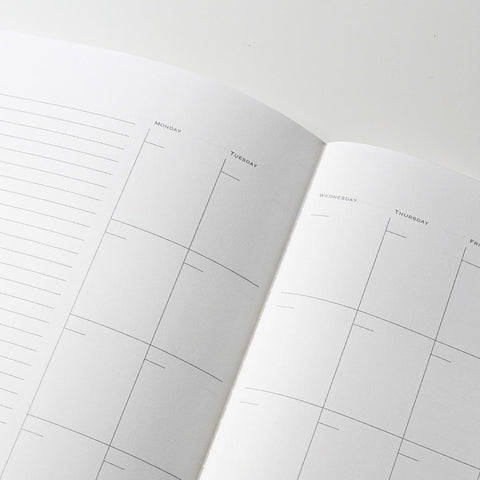 A5 6-Month Undated Planner Notebook