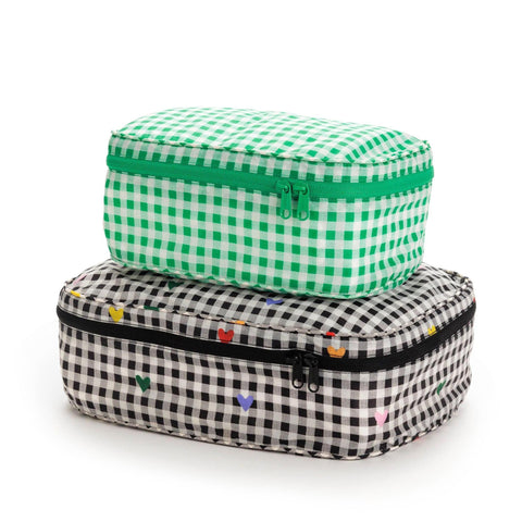 Gingham Packing Cube Set