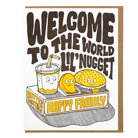 Welcome Lil Nugget Card