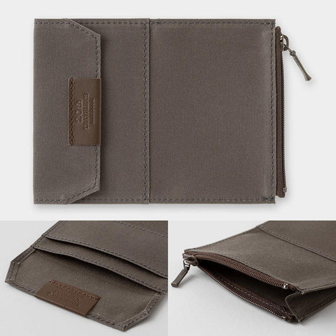 TRAVELER'S 20th Anniversary Card Size Notebook, Brown