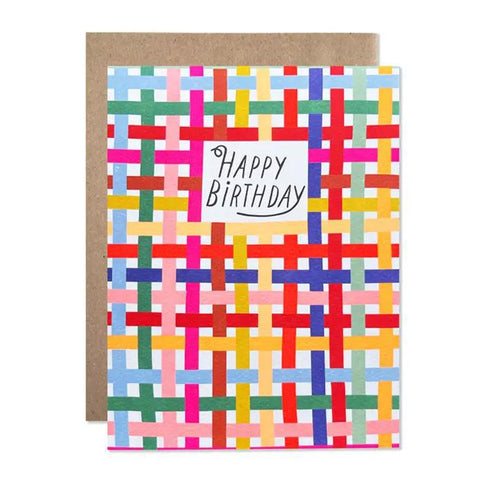 Birthday Plaid Card
