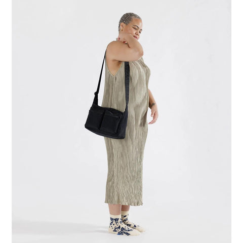 Medium Cargo Crossbody Bag: Black