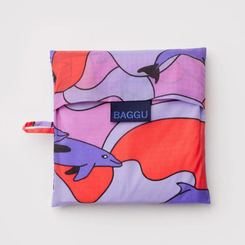Big Reusable Tote: Dolphins