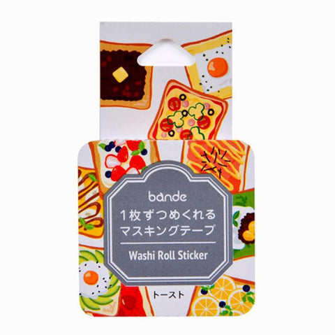 Toast Washi Sticker Roll