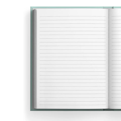 Pastel Blue Linen Notebook
