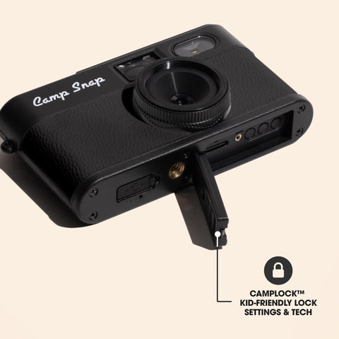 Camp Snap 2 Screen-Free Digital Camera, Stealth Black